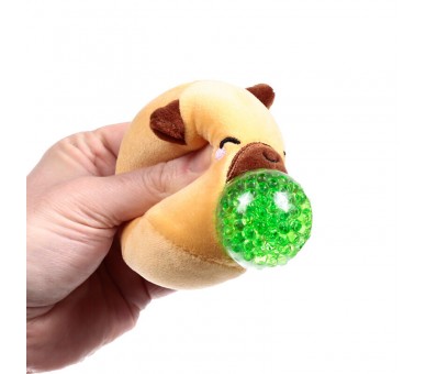 Peluche Estrujable Capibara Queasy Squeezies surtido