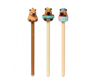 Boligrafo Borrable Topper Capibara surtido