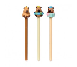 Boligrafo Borrable Topper Capibara surtido