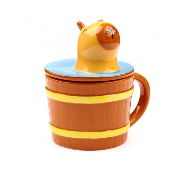 Taza Con Tapa Capibara