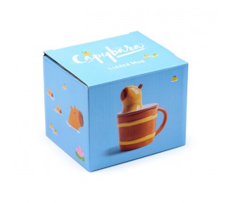 Taza Con Tapa Capibara