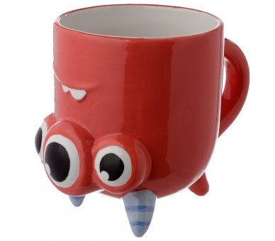 Taza 3D Monstruo Monstarz Rojo 550ml
