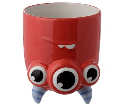 Taza 3D Monstruo Monstarz Rojo 550ml