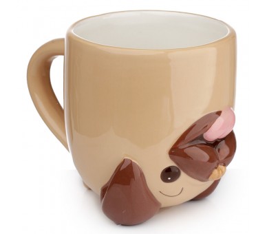 Taza 3D Perro Carlino 590ml