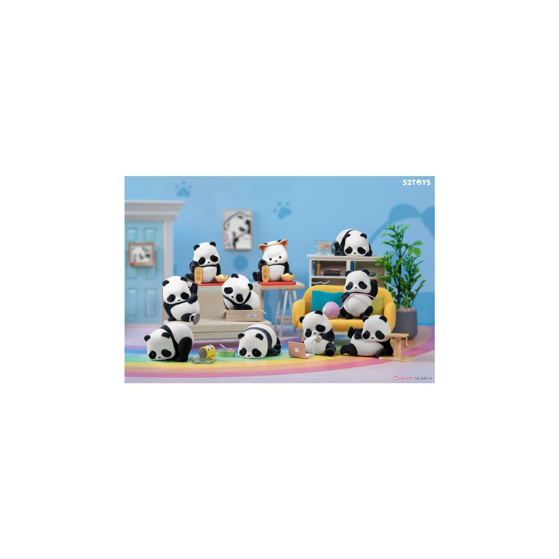 Figura sorpresa Panda As A Cat Panda Roll