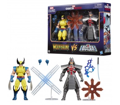 Blister 2 figuras Wolverine & Silver Samurai Gameverse Marvel Legends 15cm