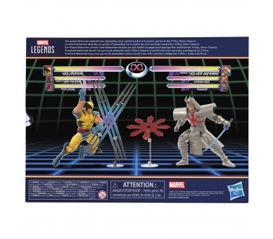 Blister 2 figuras Wolverine & Silver Samurai Gameverse Marvel Legends 15cm