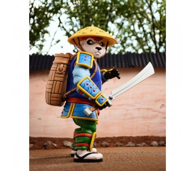 Figura Panda Khan Ultimate Teenage Mutant Tortugas Ninja 18cm