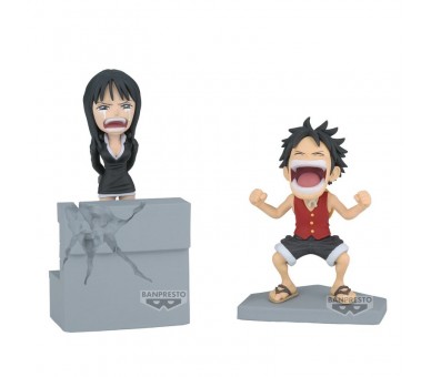 Figura Luffy & Nico Robin World Collectable One Piece 10cm