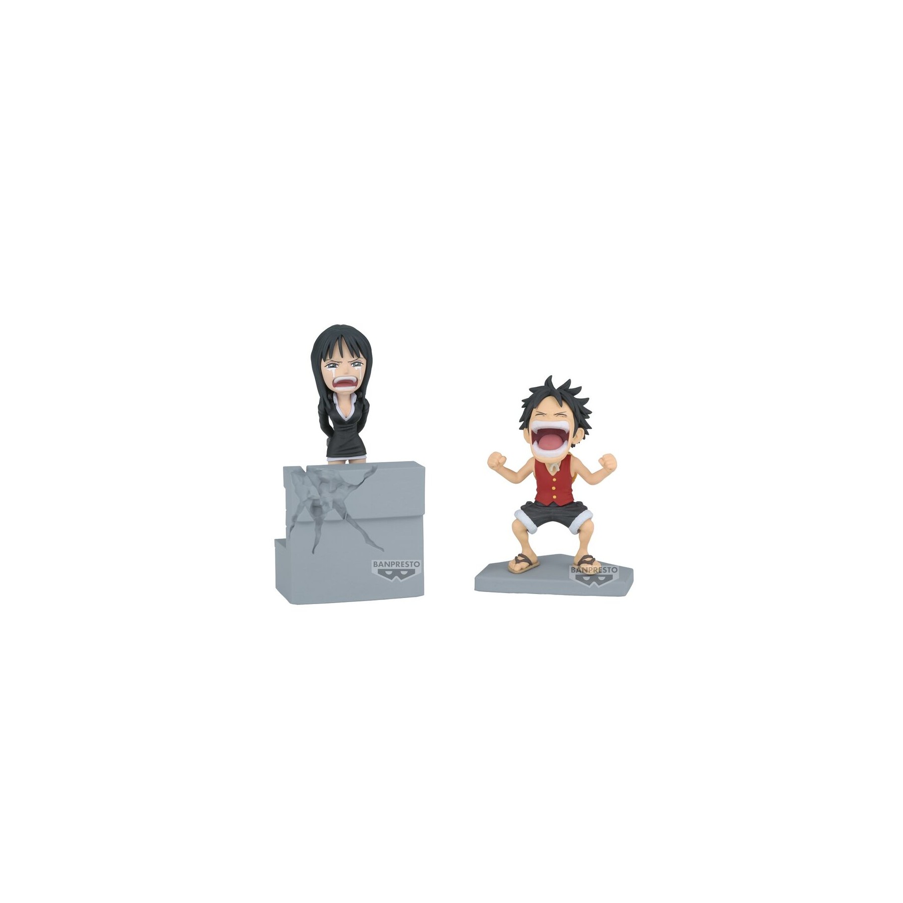 Figura Luffy & Nico Robin World Collectable One Piece 10cm