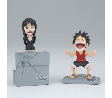 Figura Luffy & Nico Robin World Collectable One Piece 10cm