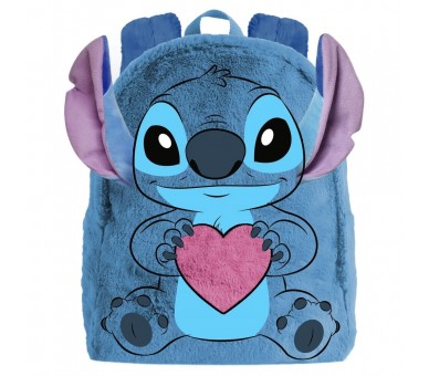 Mochila peluche Corazon Stitch Disney
