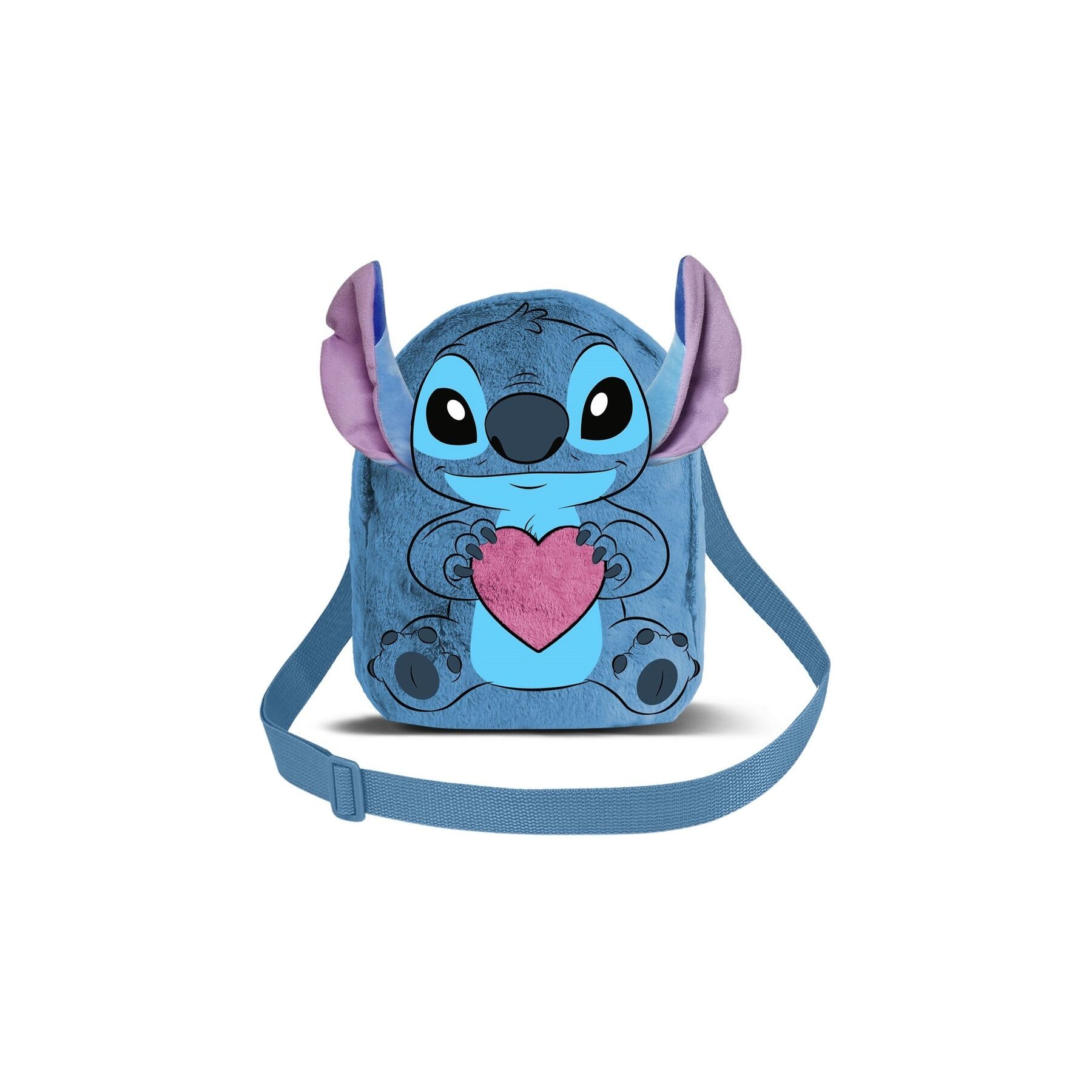 Bolso peluche Corazon Stitch Disney