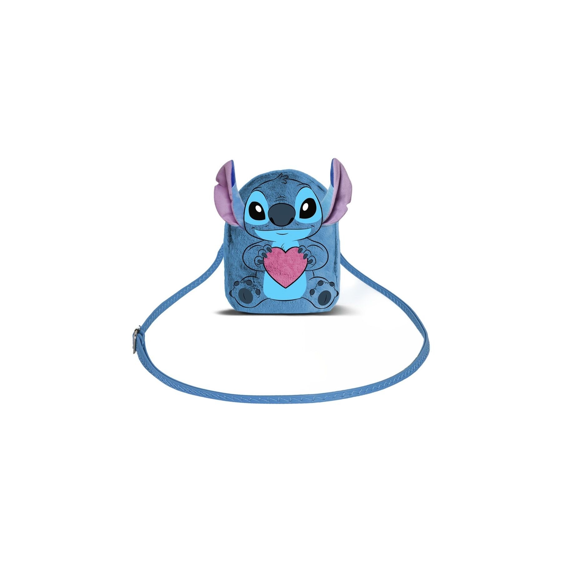 Bolso peluche Corazon Stitch Disney