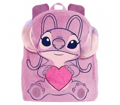Mochila peluche Corazon Angel Stitch Disney