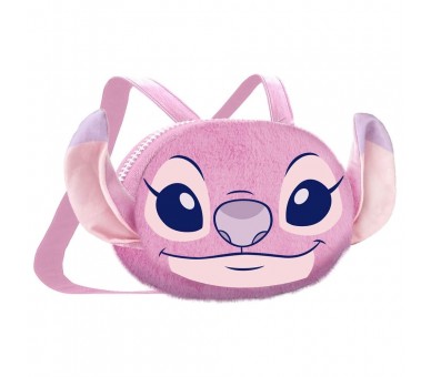 Bolso mochila peluche Corazon Angel Stitch Disney