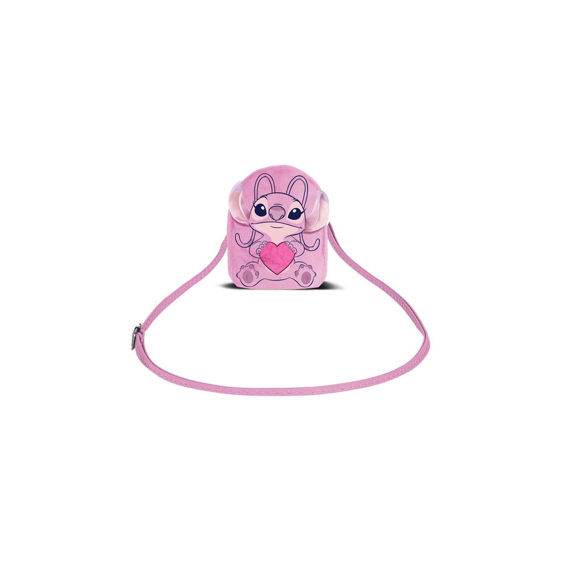 Bolso peluche Corazon Angel Stitch Disney