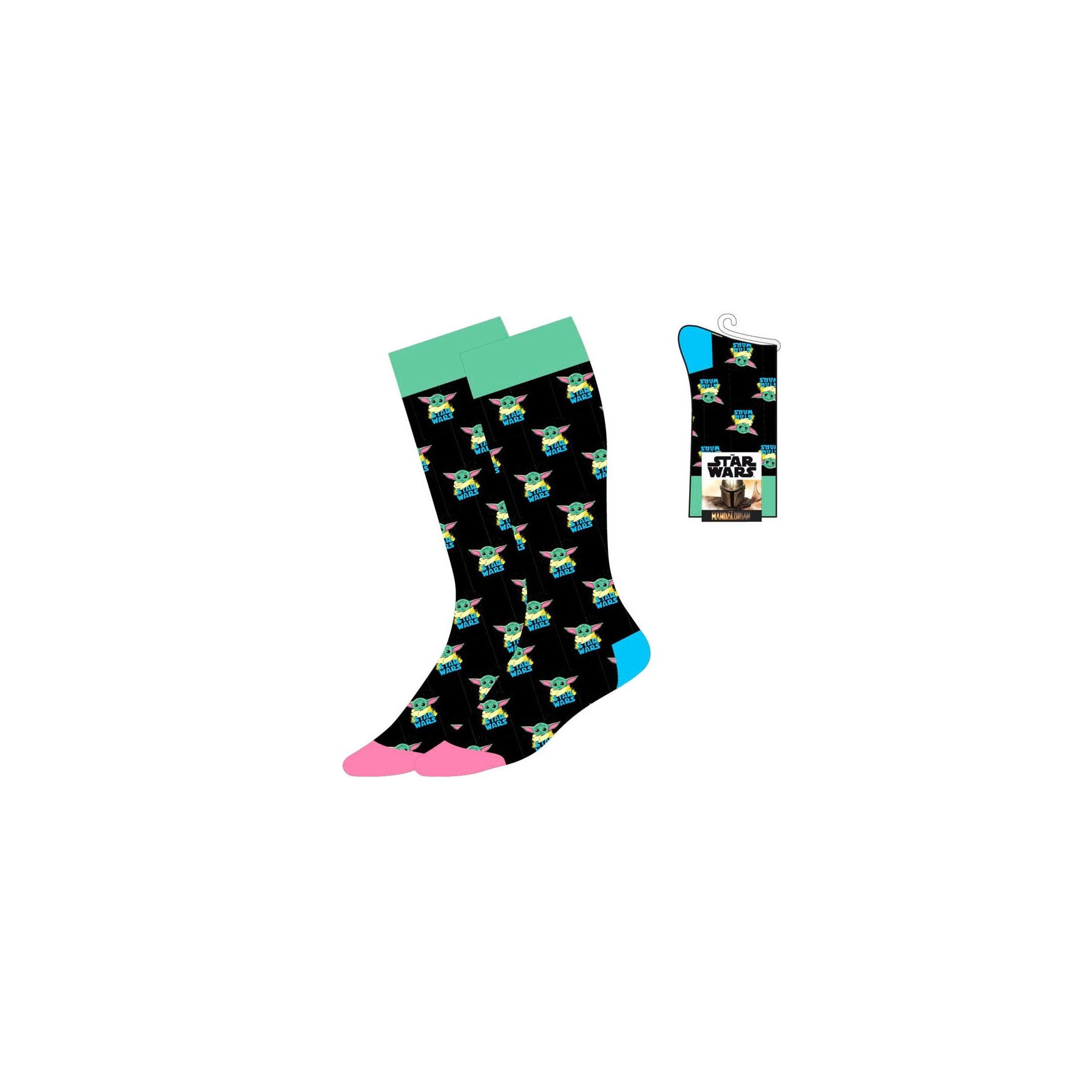 Calcetines Negros The Mandalorian The Child T.35-41