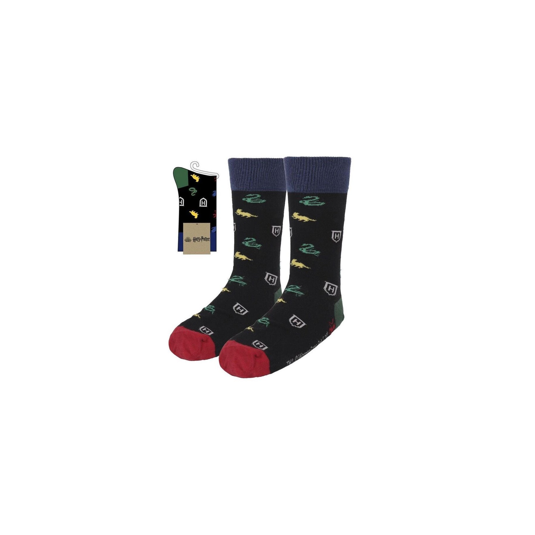 Calcetines Harry Potter Escudo Hogwarts T. 40-46