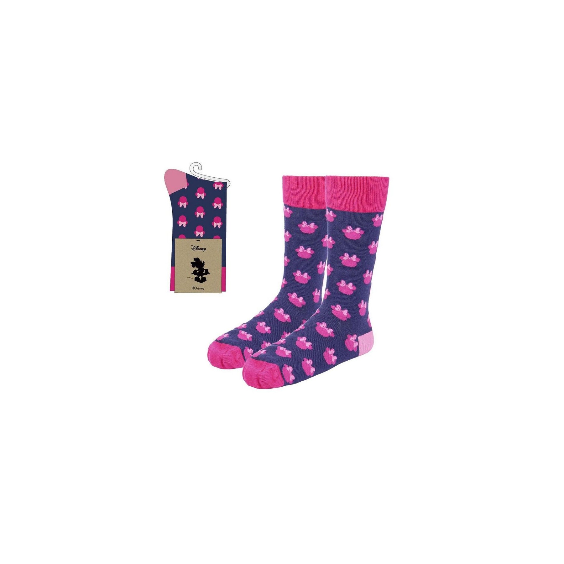 Calcetines Disney Minnie Mouse Silueta Talla 40/46