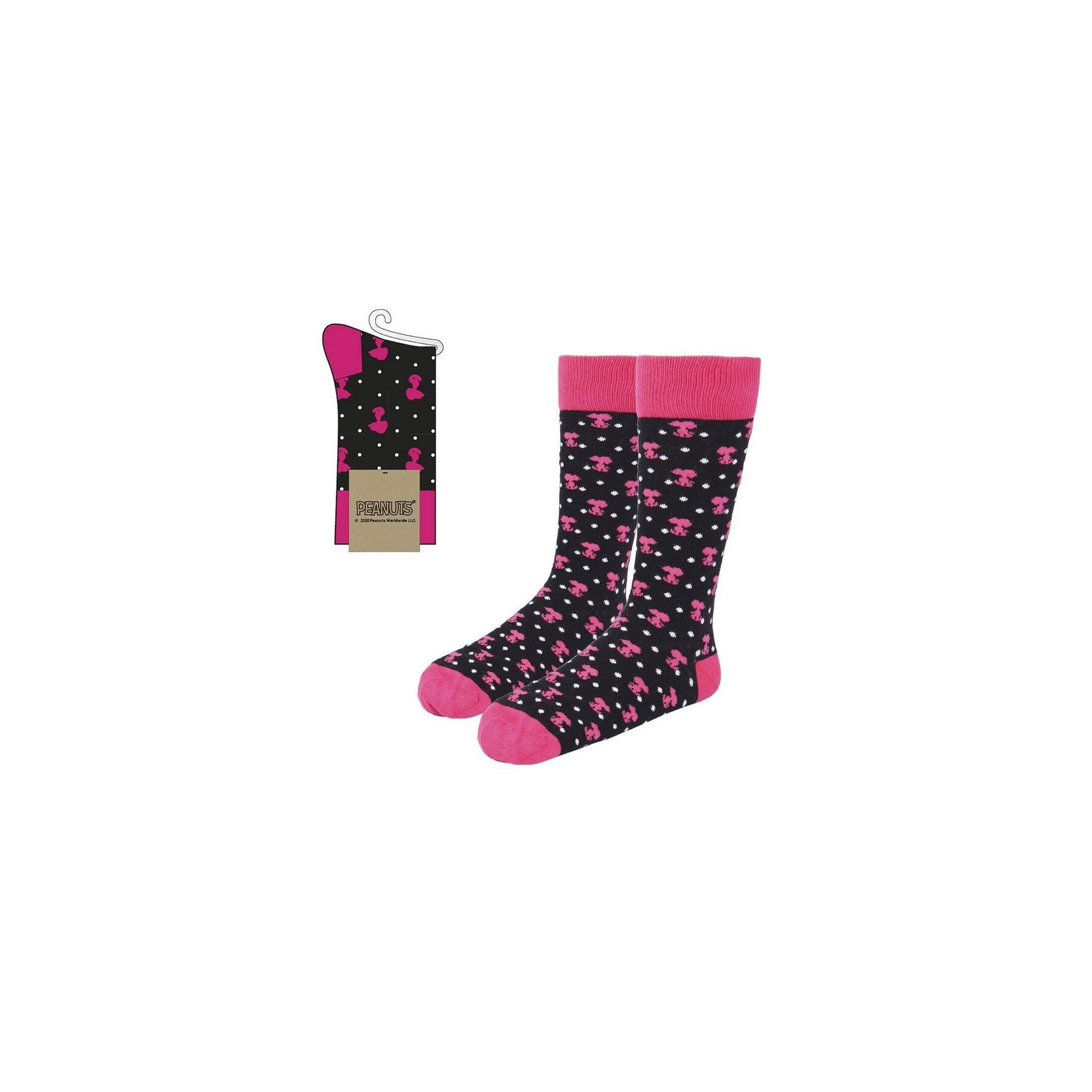 Calcetines Peanuts Snoopy Negro