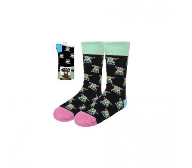 Calcetines Negros The Mandalorian The Child T.40-46