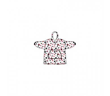 Bata Sudadera Oversize Minnie Disney Coral Adulto