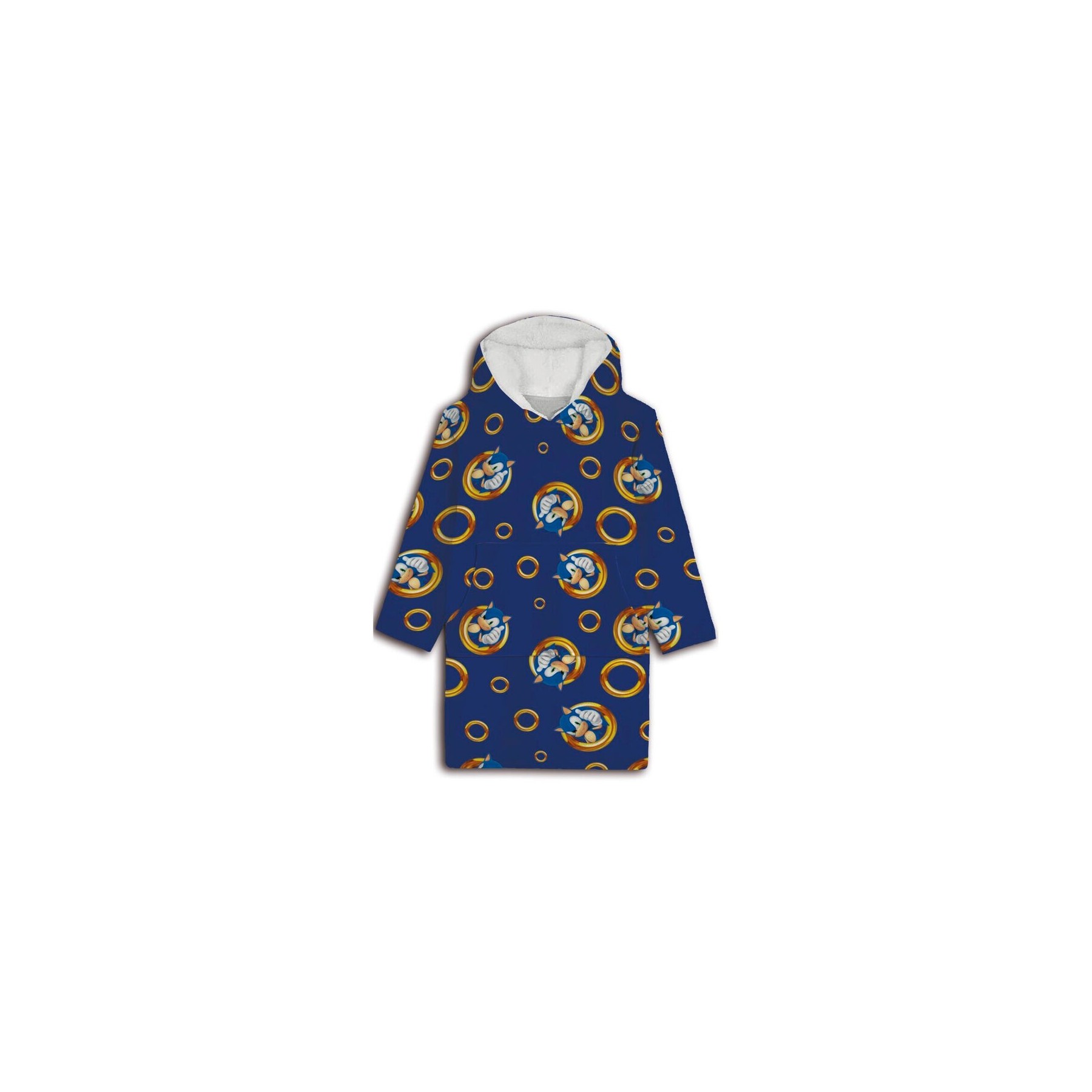 Bata Sudadera Oversize Sonic The Hedgehog Coral Adulto