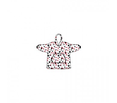 Bata Sudadera Oversize Minnie Disney Coral Infantil