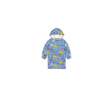 Bata Sudadera Oversize Pokemon Coral Infantil