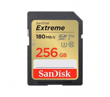 Sandisk Extreme Tarjeta Memoria Sdxvv C10 Uhs-I U3 De 256 Gb