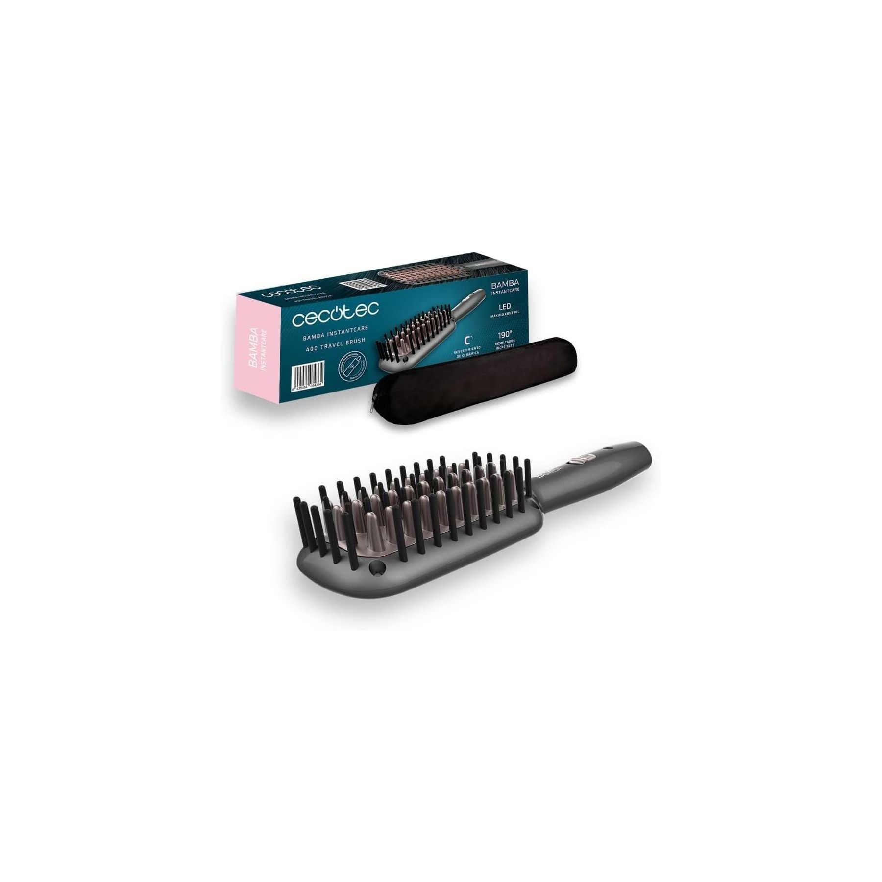 Cepillos Alisadores Cecotec Bamba Instantcare 400 Travel Bru