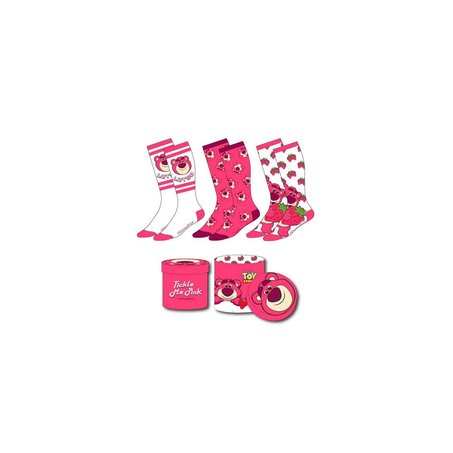 Set 3 Calcetines Lotso Toy Story Disney Adulto