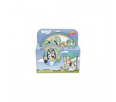 Set 5 Piezas Antideslizante Bluey En Caja