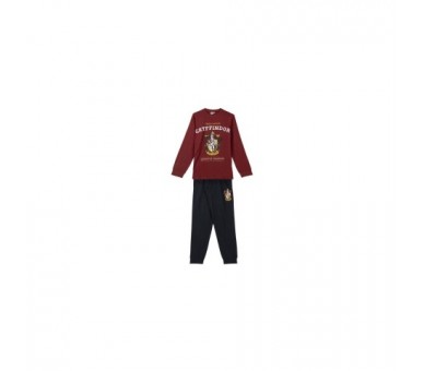 Pijama Largo Single Jersey Escudo Gryffindor Xl