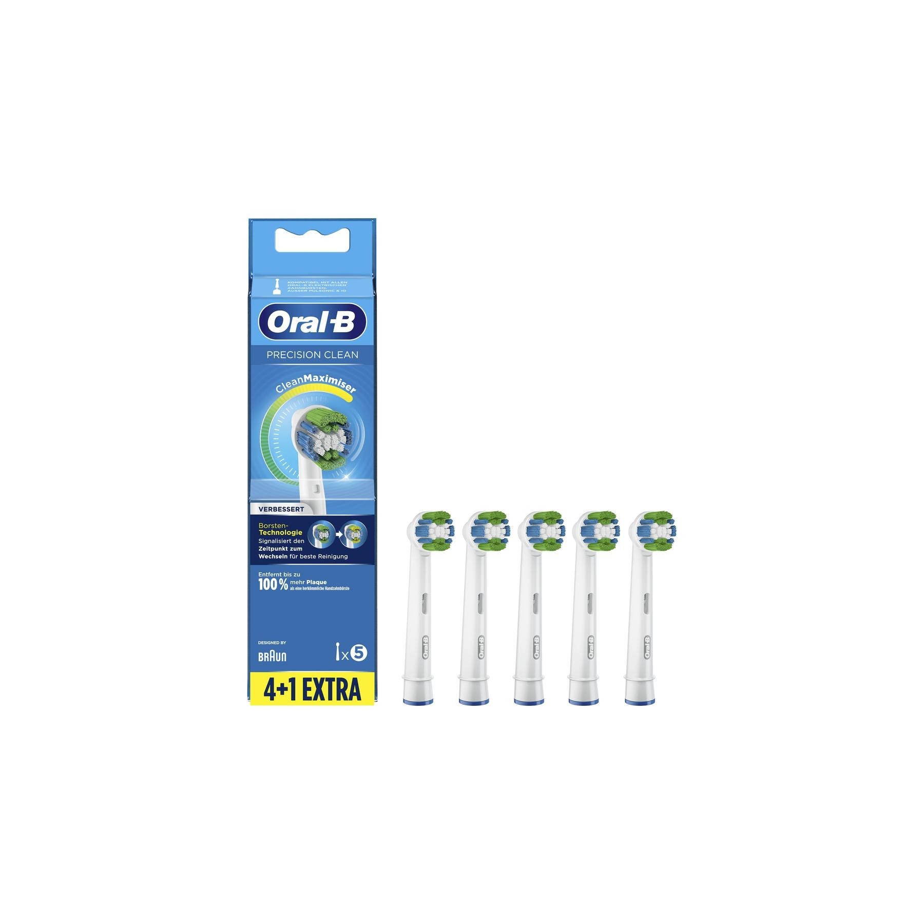 Pack De 4 Cabezales + 1 Recambios Braun Oral - B