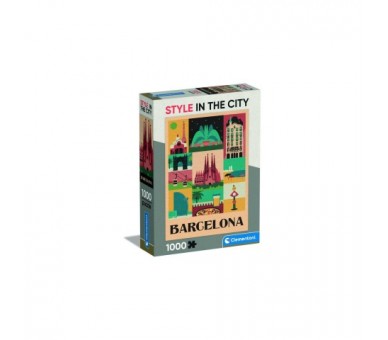Puzzle Barcelona Style In The City 1000Pzs