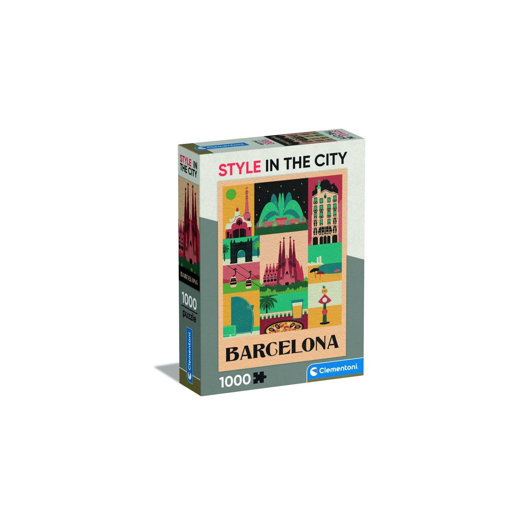 Puzzle Barcelona Style In The City 1000Pzs