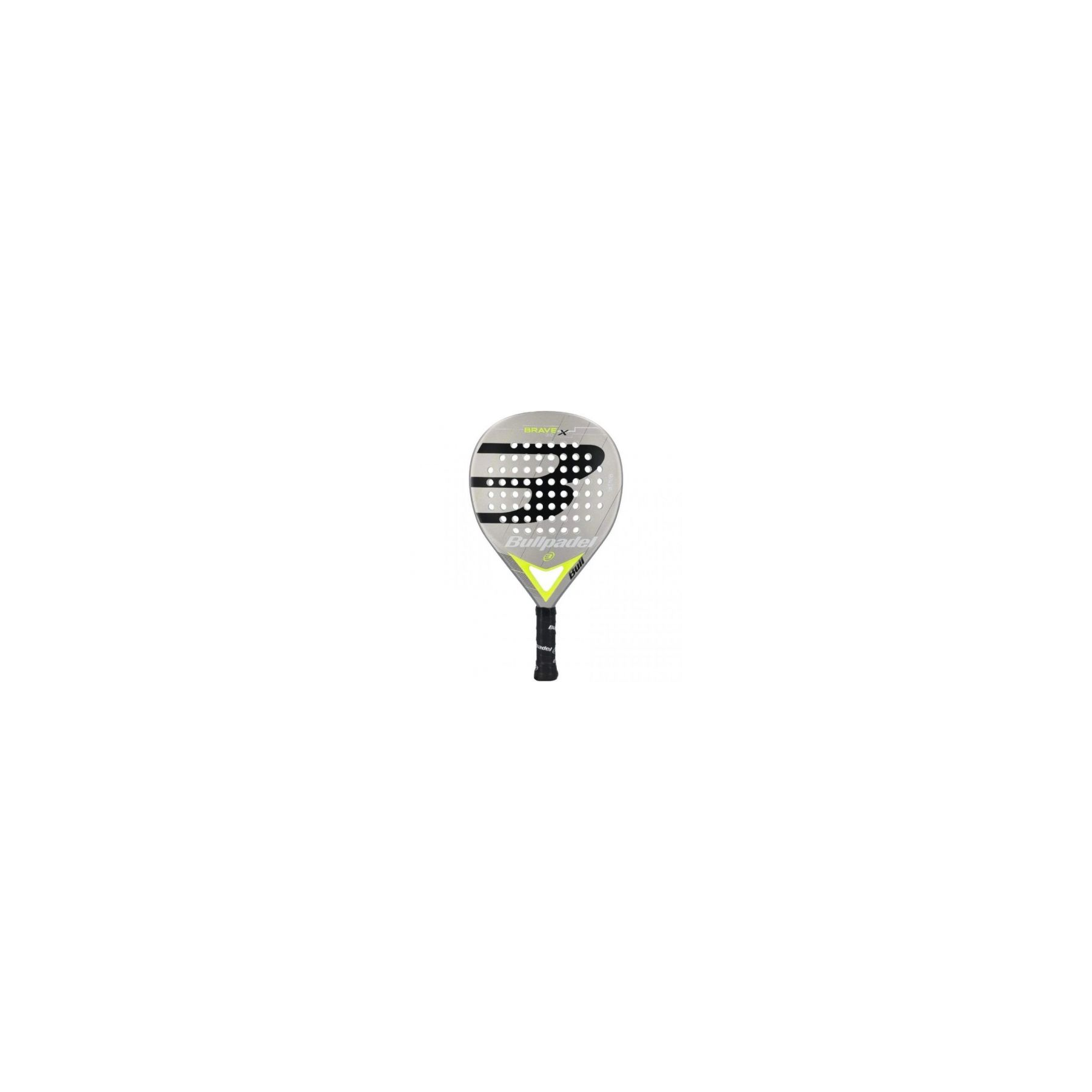 Pala De Pádel Bullpadel Brave 3.0 2021/ Gris Y Amarilla