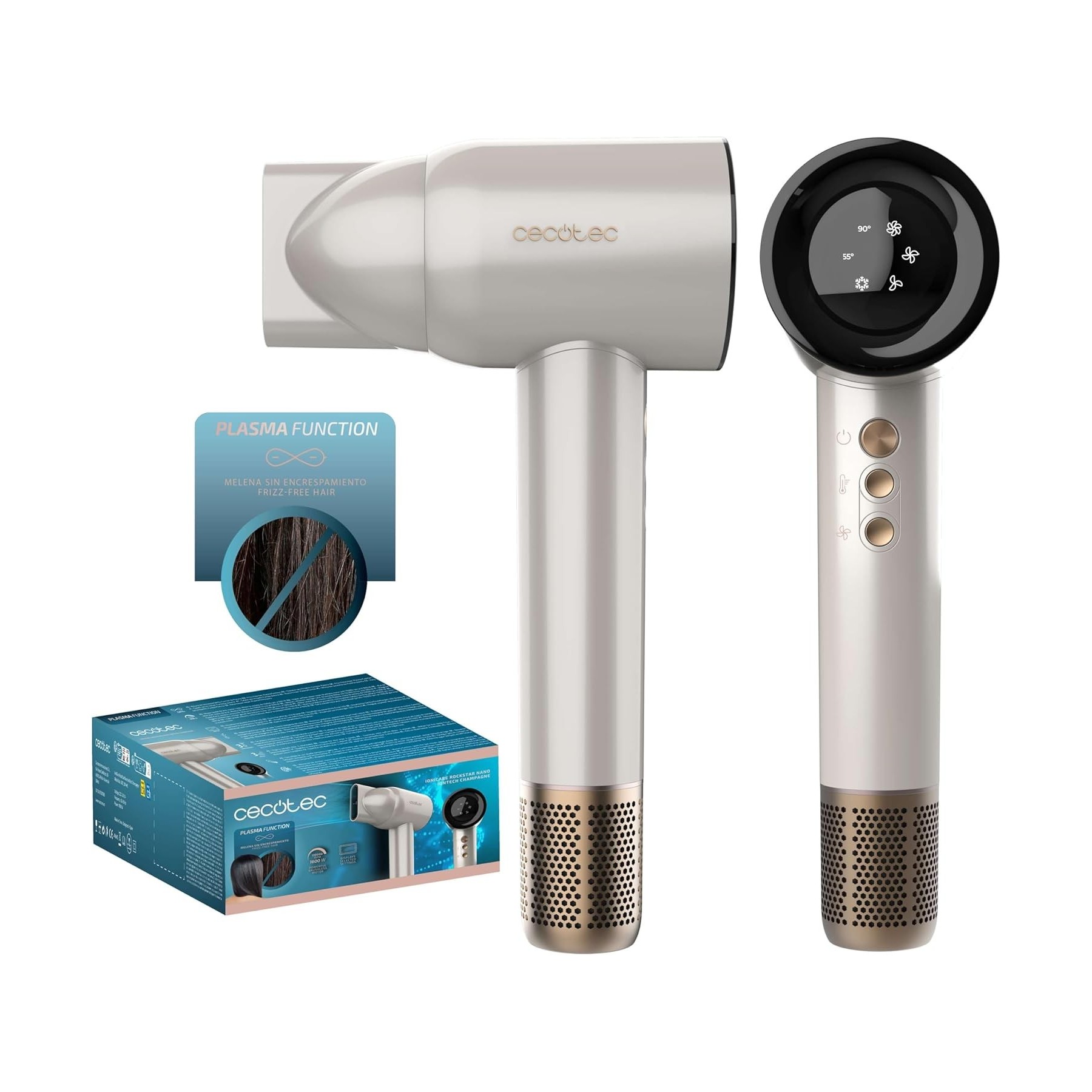 Secadores de pelo Cecotec IoniCare Rockstar Nano IonTech Cha