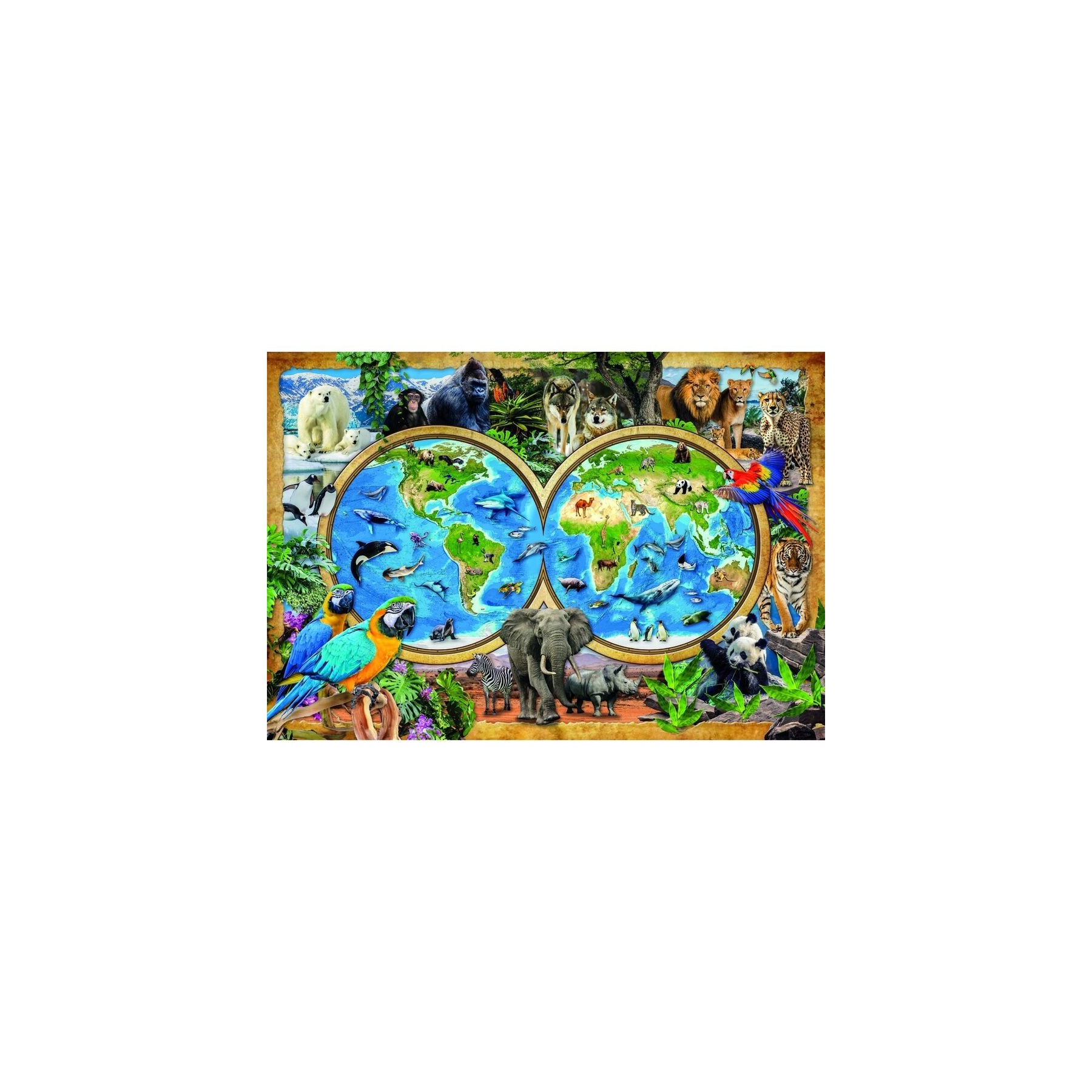 Puzzle Super El Maravilloso Mundo Animal 300Pzs