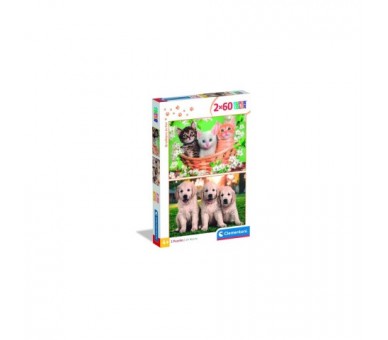 Puzzle Hermanos De Piel 2X60Pzs
