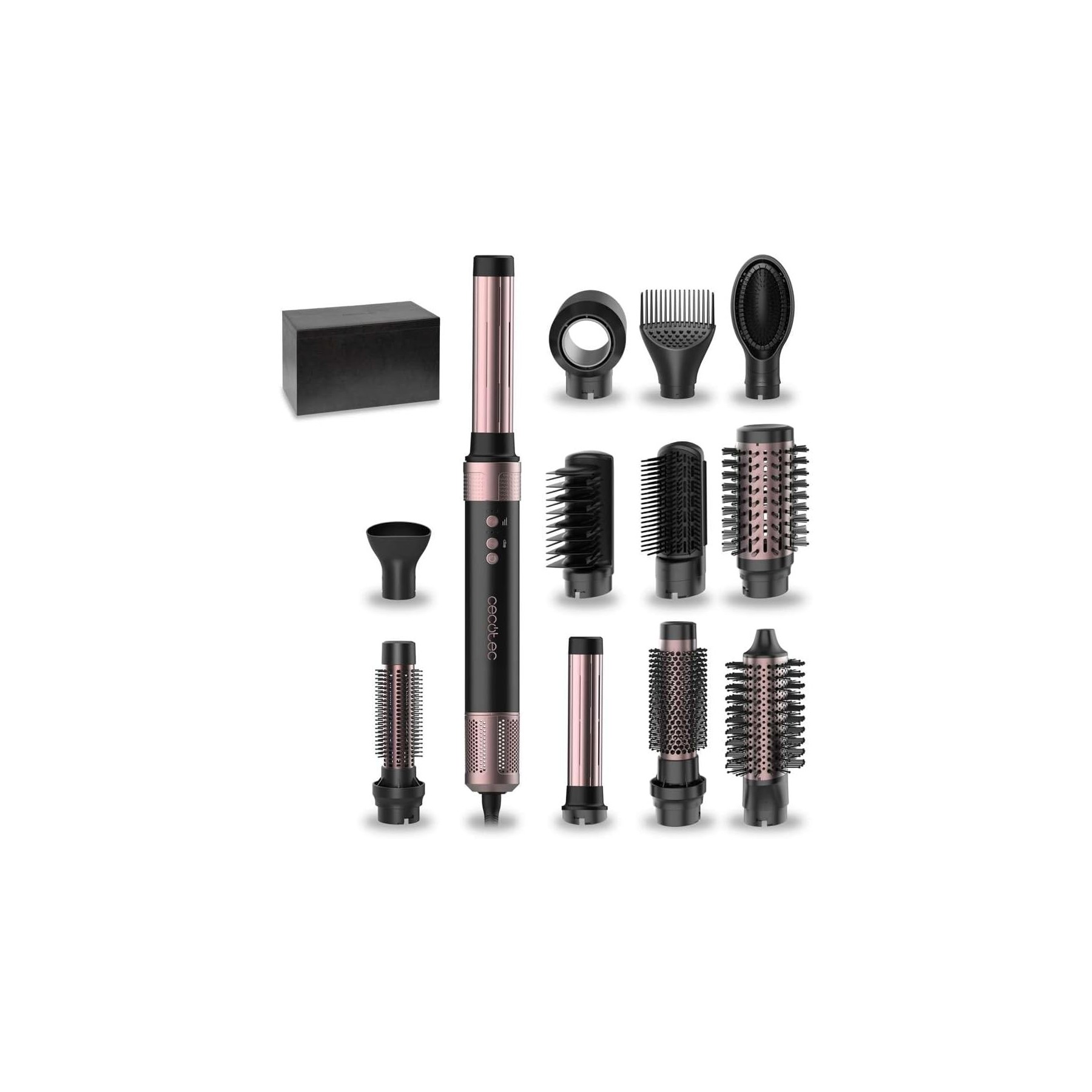 Cepillo Alisador Cecotec CeramicCare 14In1 Airglam Luxury