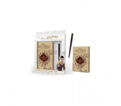 Set Cuaderno + Boligrafo Varita Harry Potter