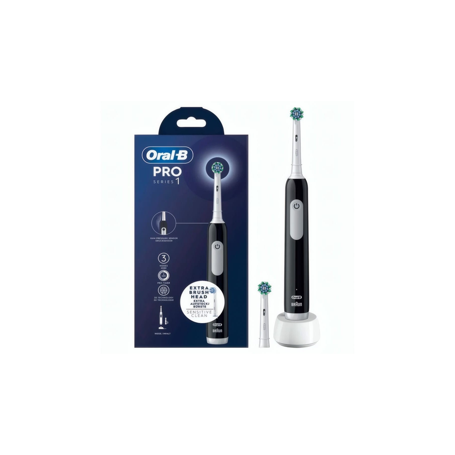 Braun Oral-B Pro 1 Negro / Cepillo De Dientes Eléctrico