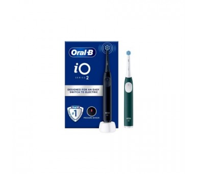 Braun Oral-B Io 2 Duo Negro Y Verde / Pack Doble De Cepillos
