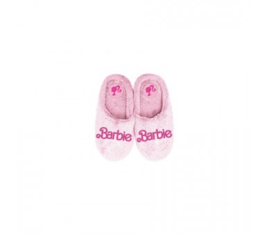 Zapatillas Bordadas Logo Barbie Rosa Talla 36-41