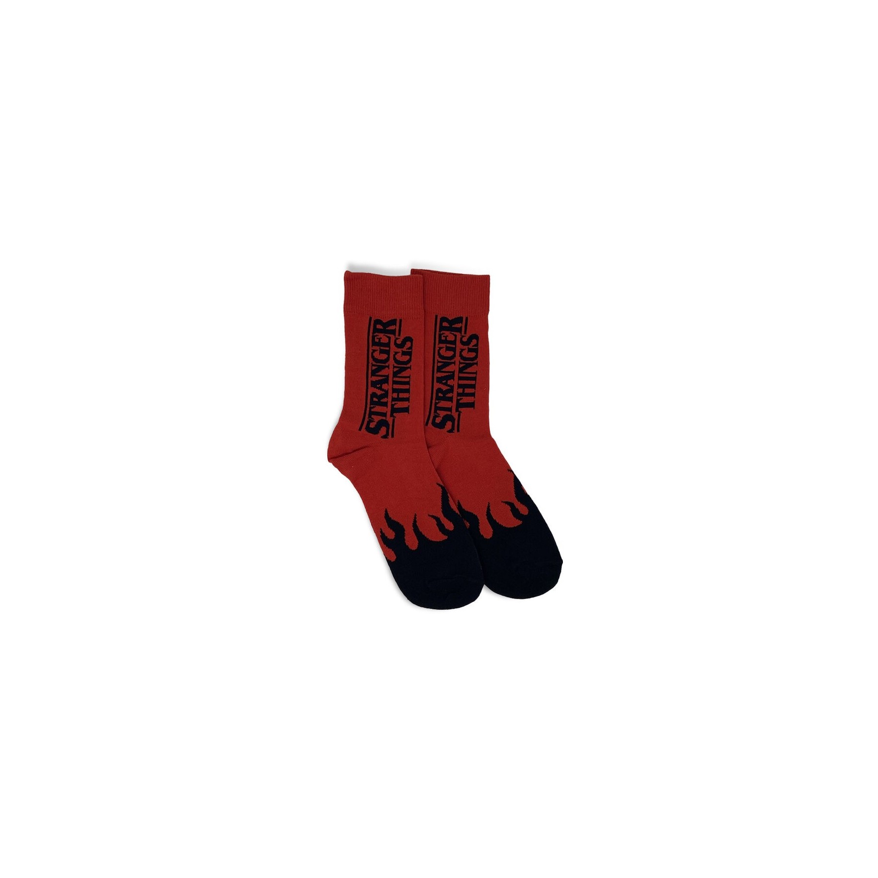 Calcetines Logo Stranger Things Rojo . T.40-46