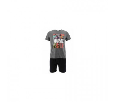 Pijama Marvel Comics Gris Talla S