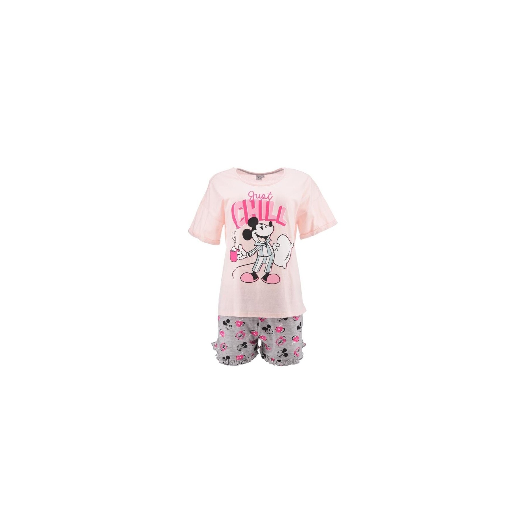 Pijama Mickey Rosa Talla M